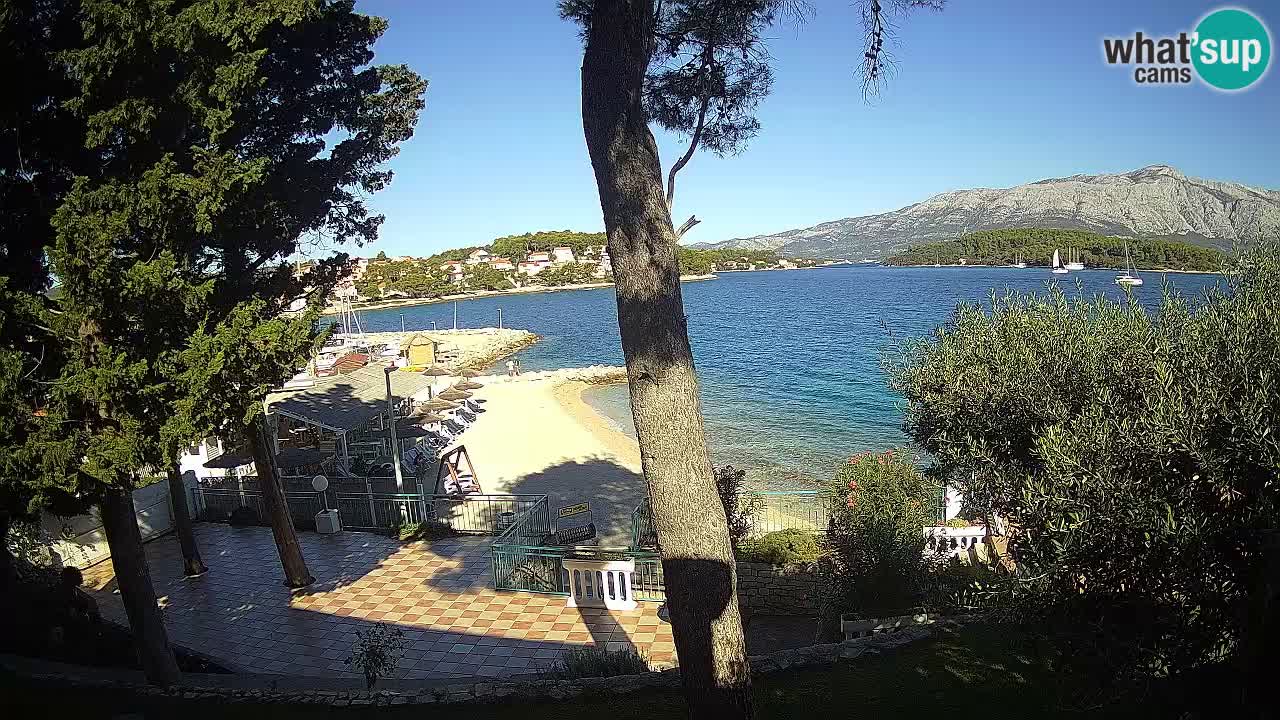Camera en vivo Lumbarda – Playa Prvi Žal – Korčula
