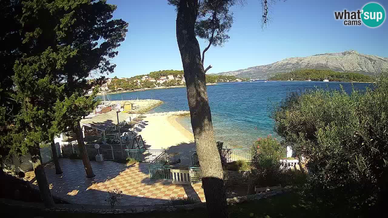 Camera en vivo Lumbarda – Playa Prvi Žal – Korčula