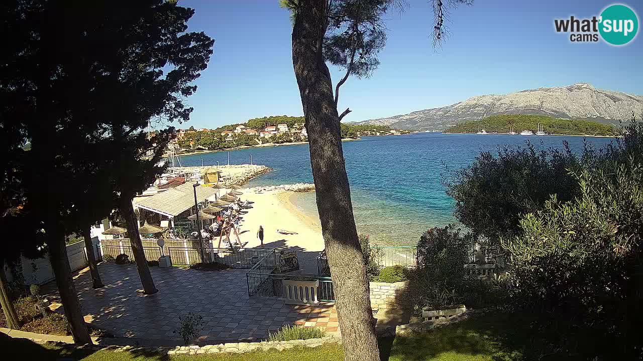 Camera en vivo Lumbarda – Playa Prvi Žal – Korčula