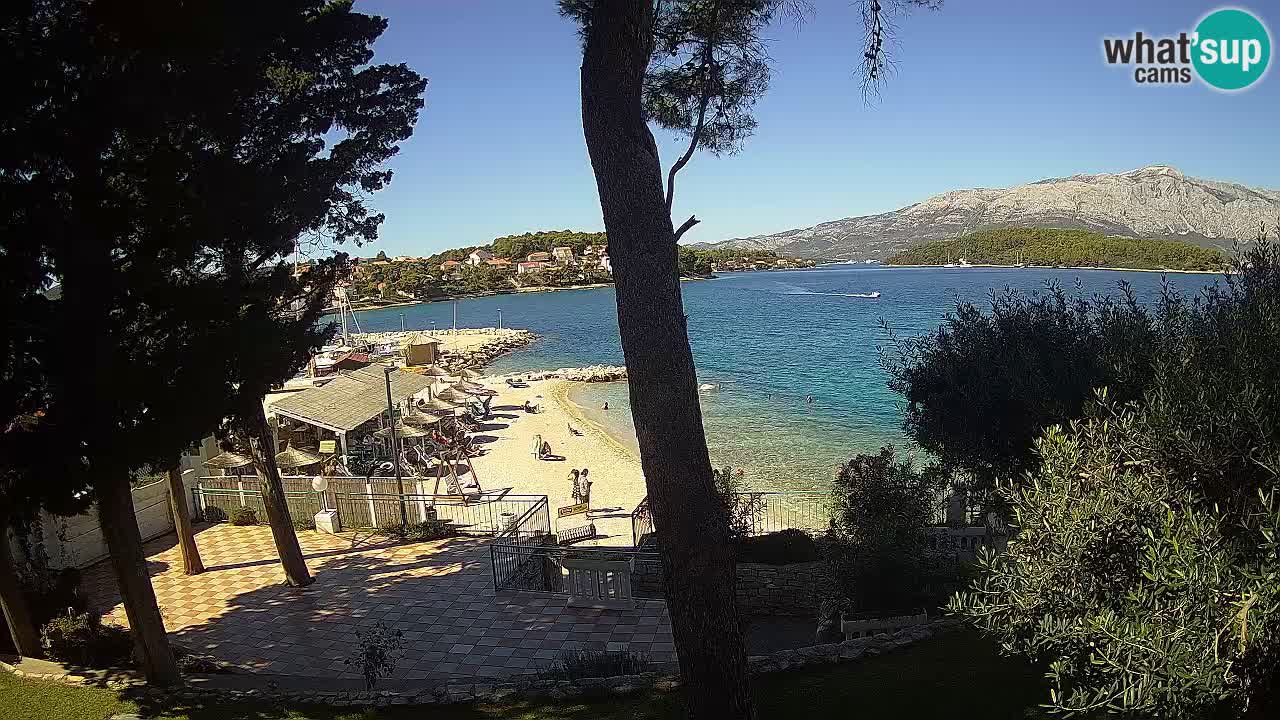 Webcam Lumbarda – Prvi Žal beach – Korčula