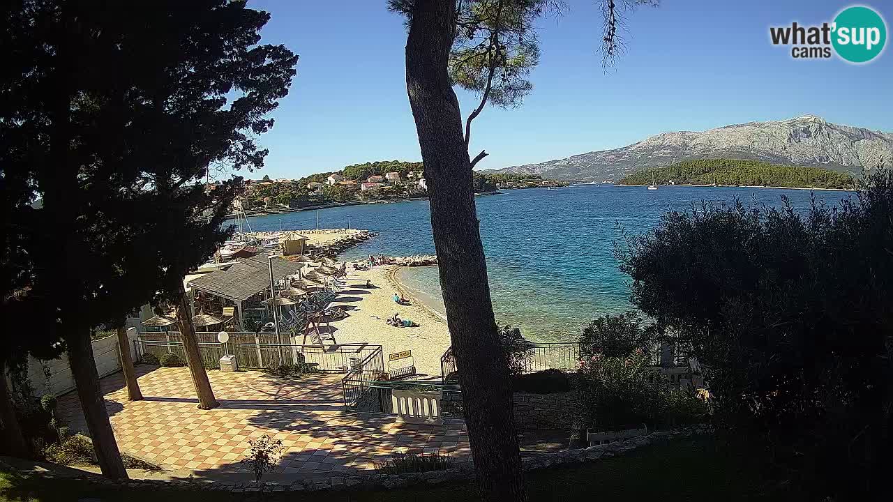 Webcam Lumbarda – Prvi Žal beach – Korčula