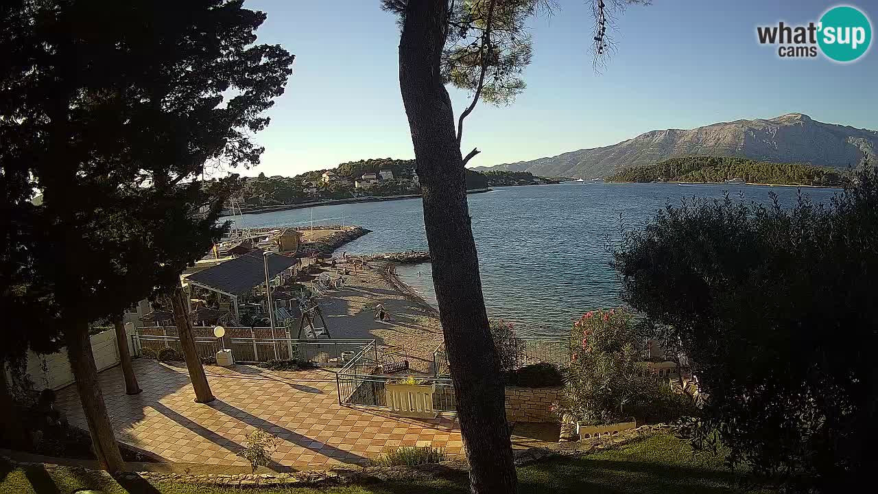 Webcam Lumbarda – Prvi Žal beach – Korčula
