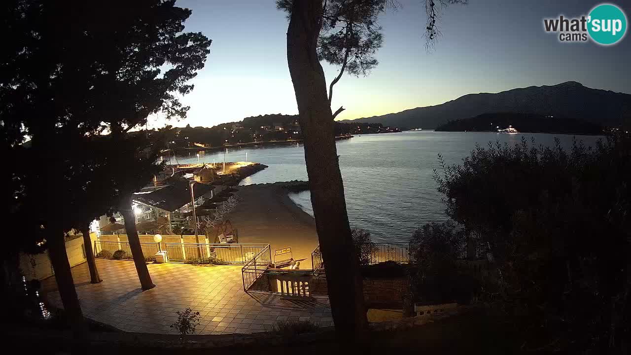 Webcam Lumbarda – Prvi Žal beach – Korčula