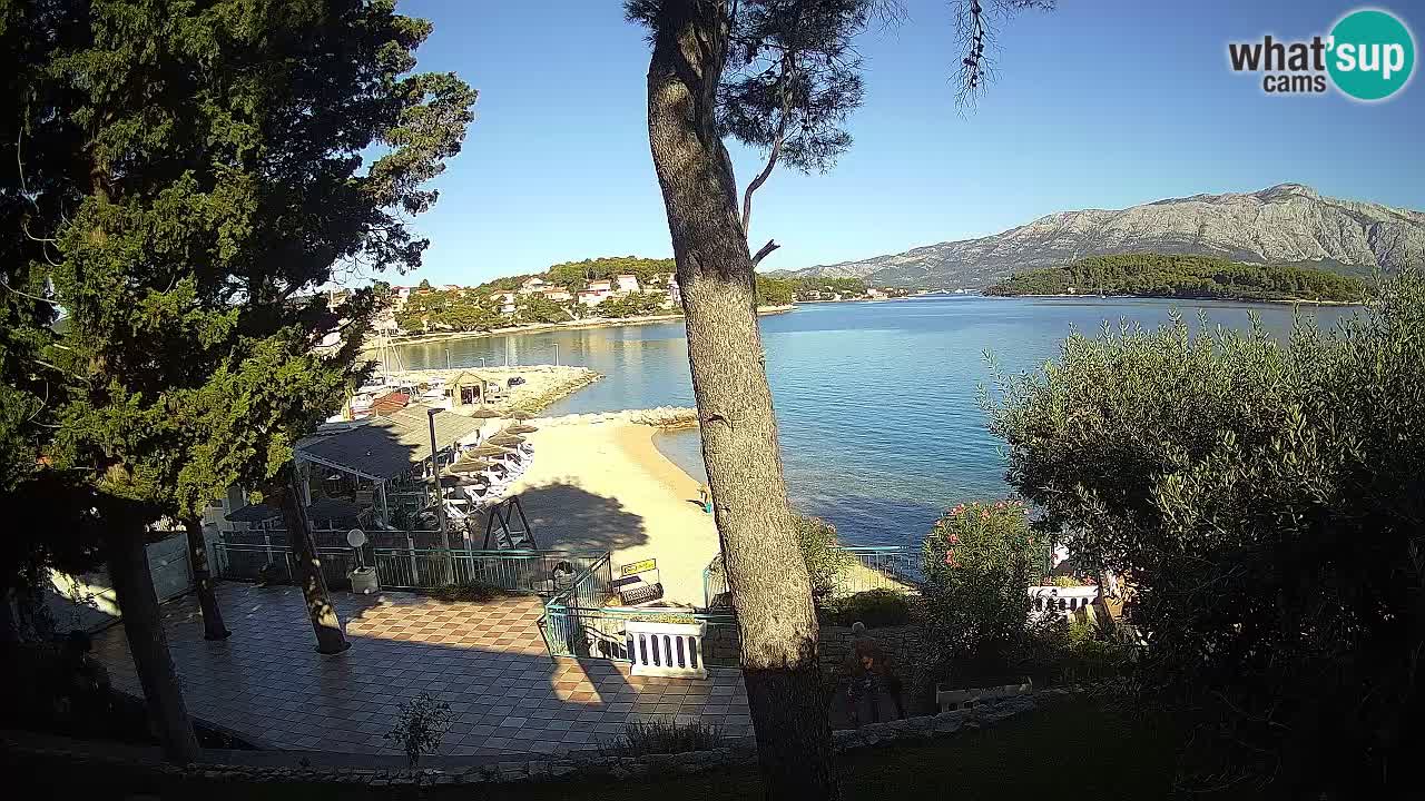 Web kamera Lumbarda – Plaža Prvi Žal – Korčula