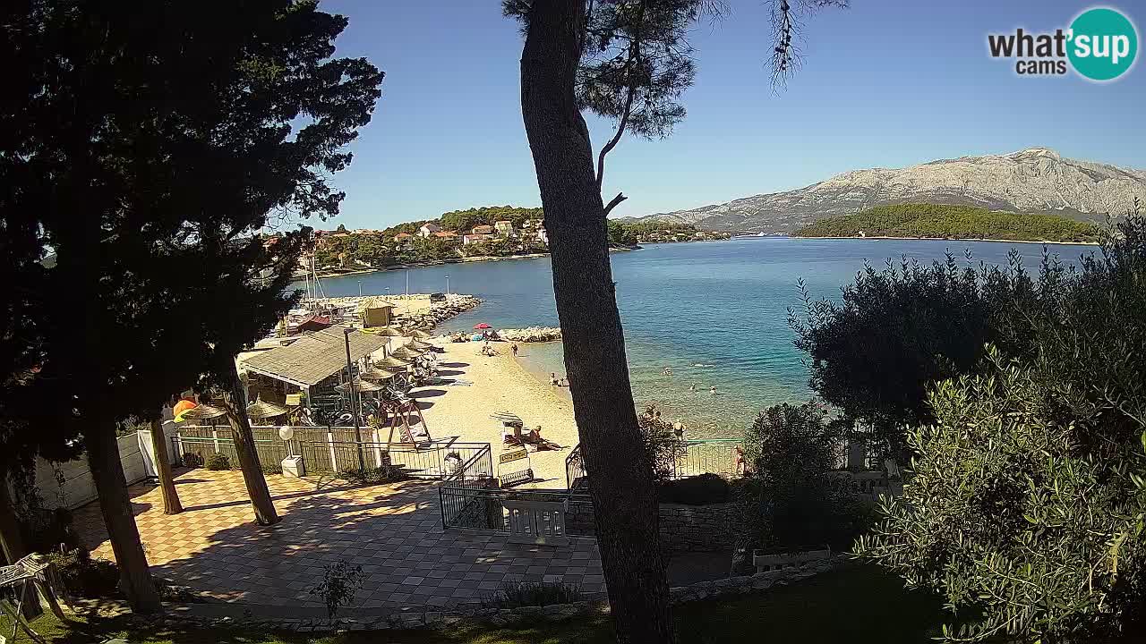 Webcam Lumbarda – Prvi Žal beach – Korčula