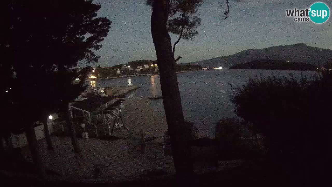 Camera en vivo Lumbarda – Playa Prvi Žal – Korčula