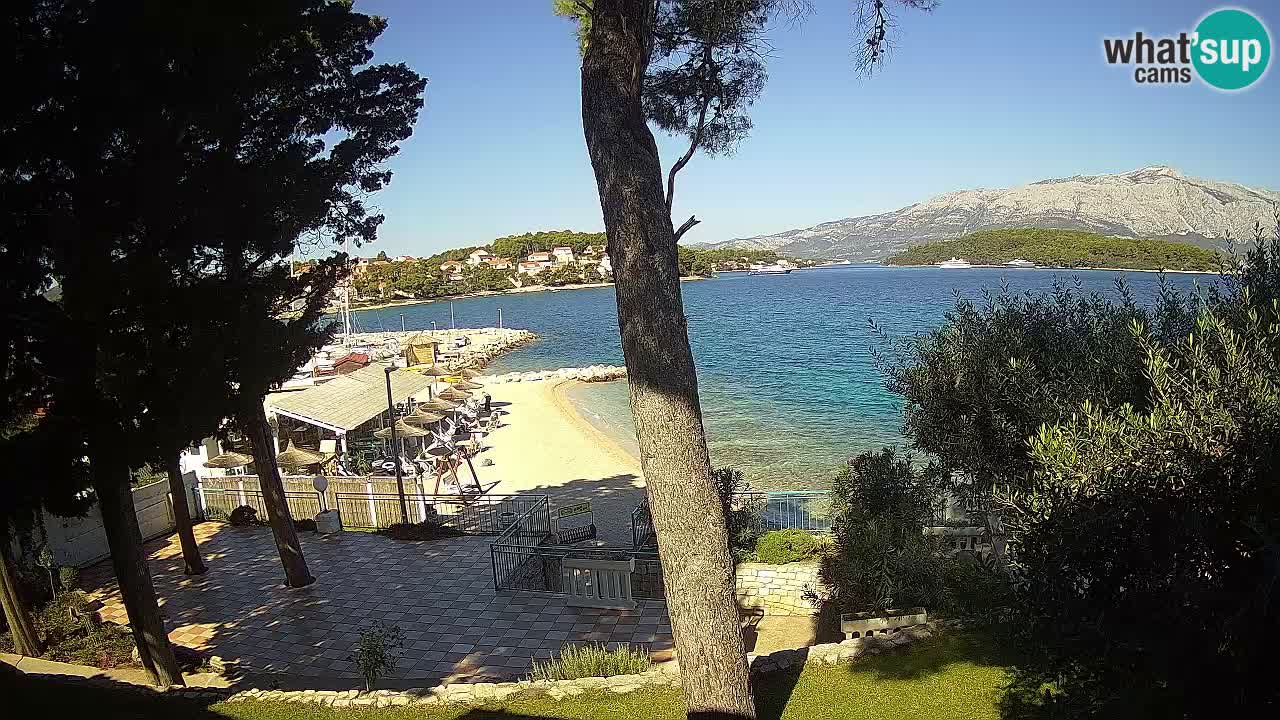 Webcam Lumbarda – Prvi Žal beach – Korčula