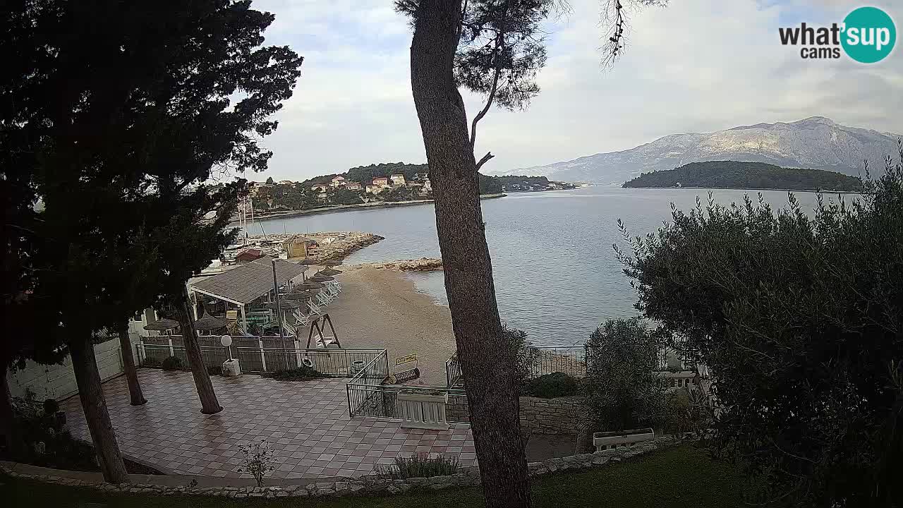 Camera en vivo Lumbarda – Playa Prvi Žal – Korčula
