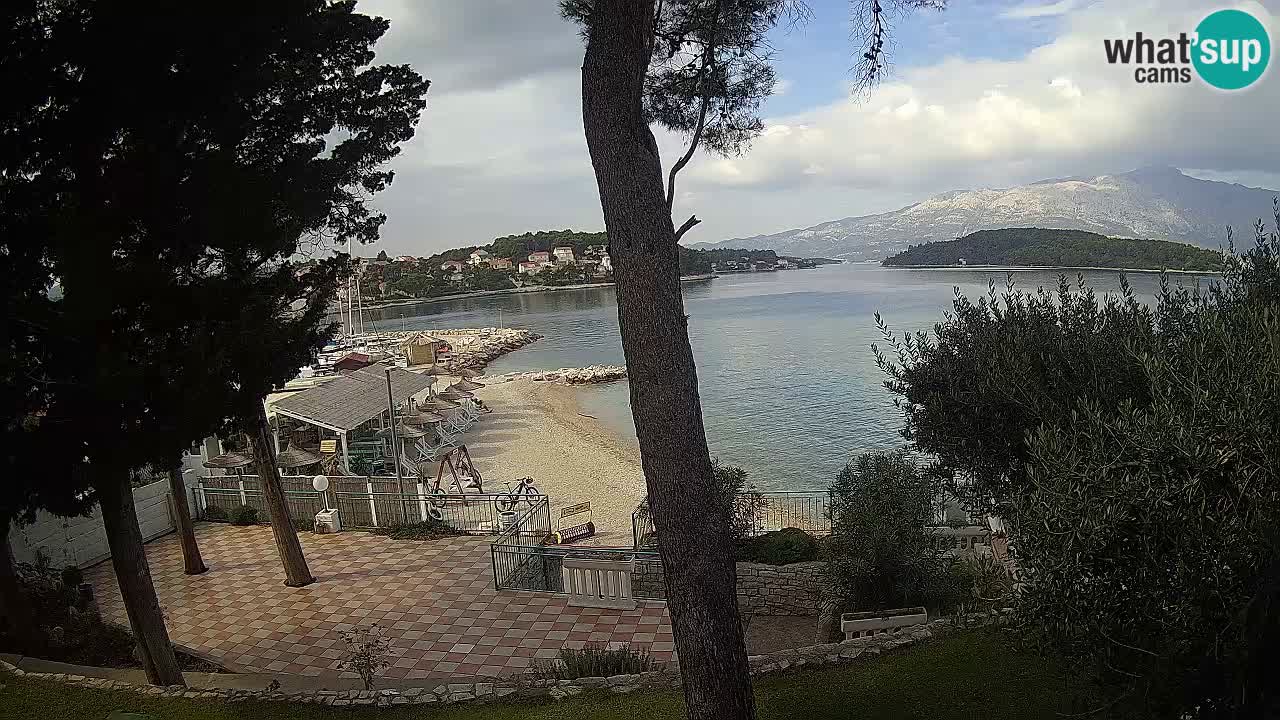 Webcam Lumbarda – Prvi Žal beach – Korčula