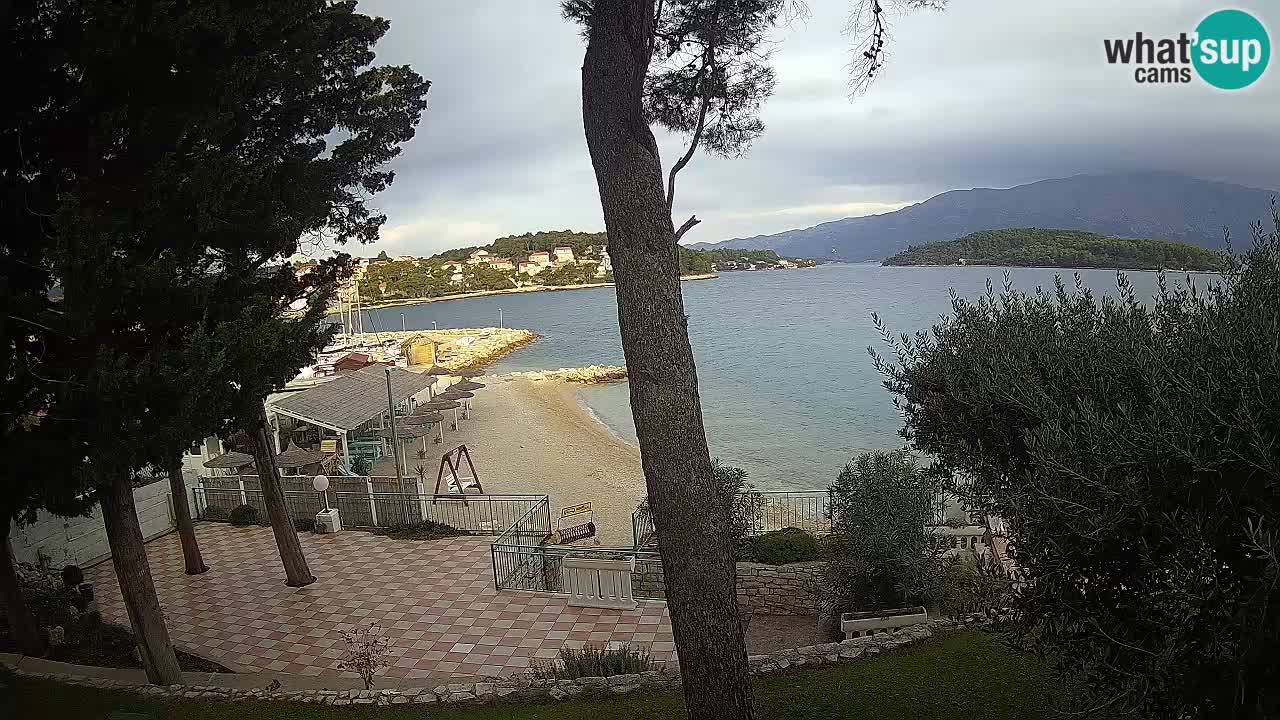Camera en vivo Lumbarda – Playa Prvi Žal – Korčula