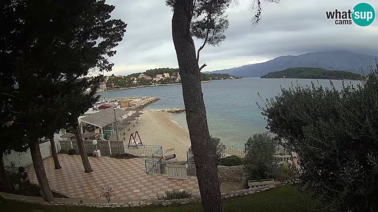 Livecam Lumbarda – Spiaggia Prvi Žal – Korčula