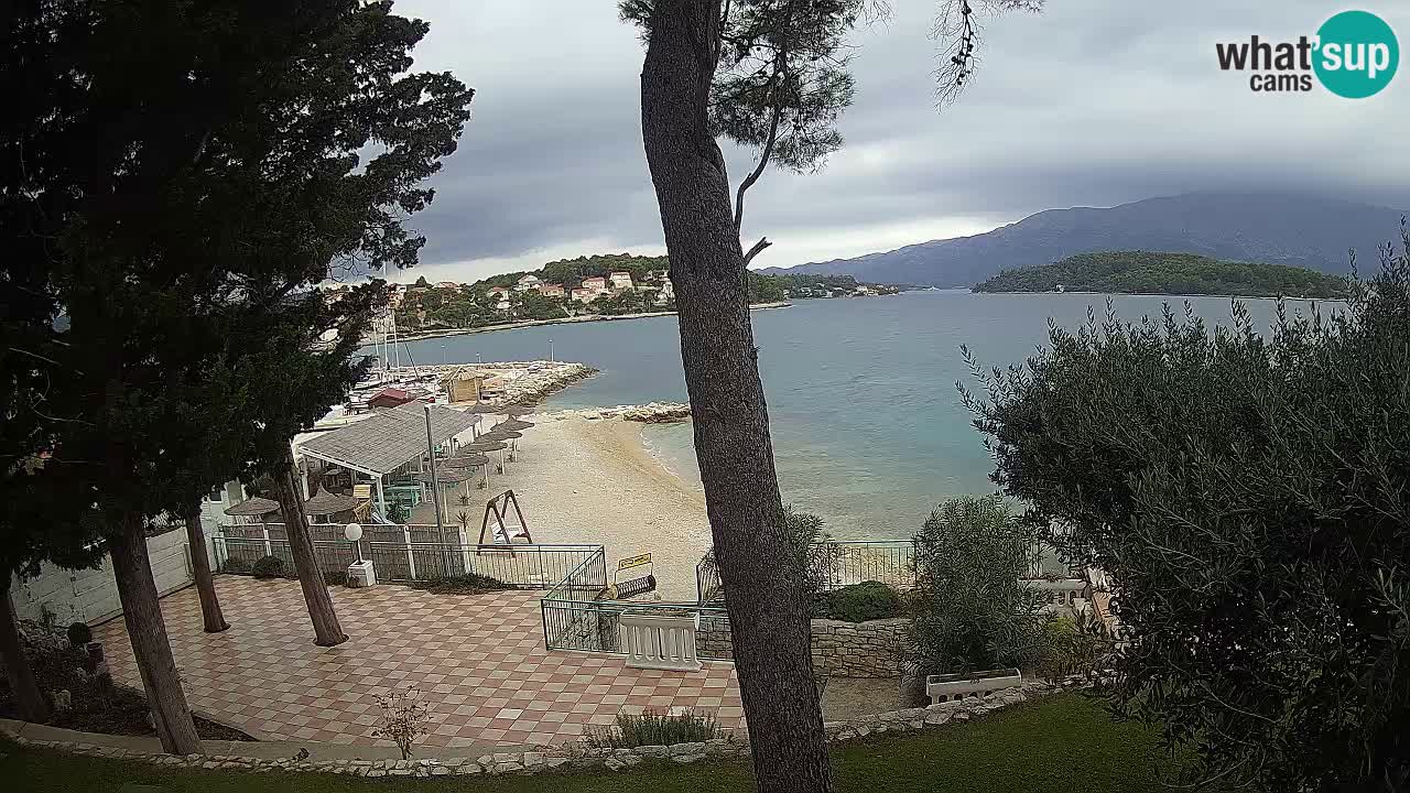 Web kamera Lumbarda – Plaža Prvi Žal – Korčula