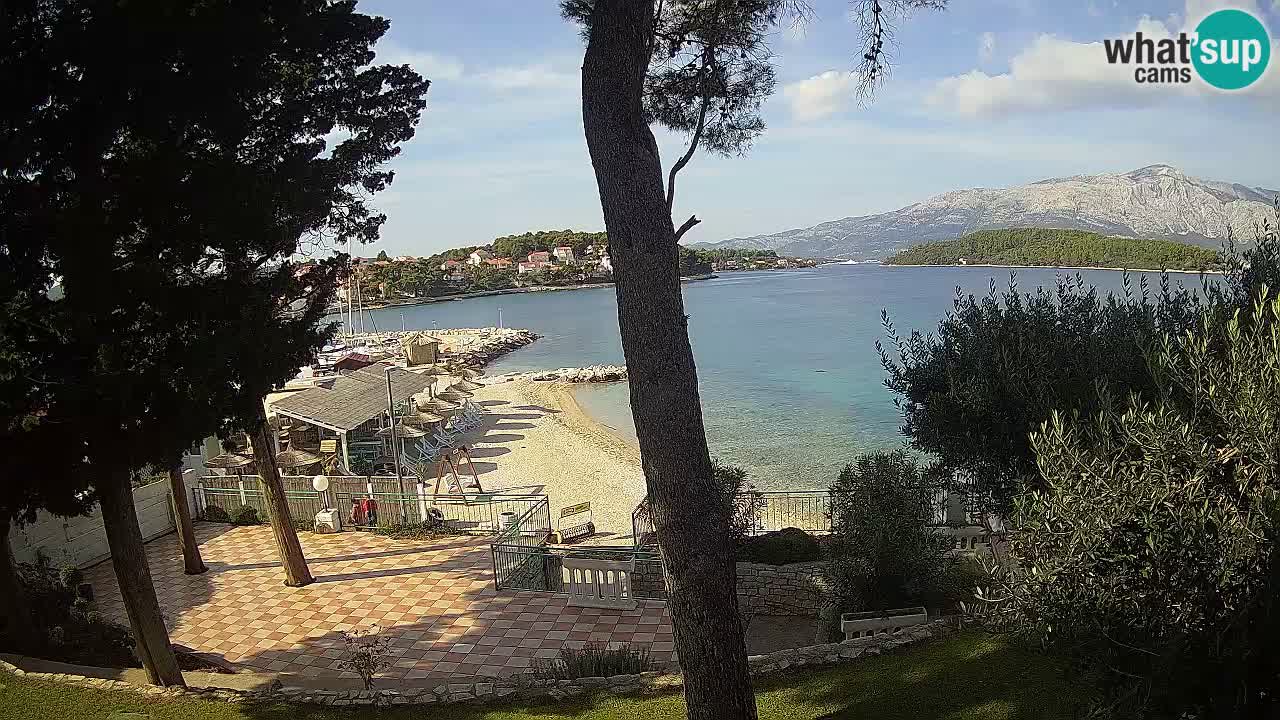 Webcam Lumbarda – Prvi Žal beach – Korčula