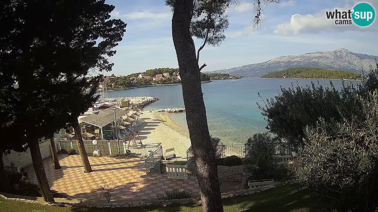 Web kamera Lumbarda – Plaža Prvi Žal – Korčula