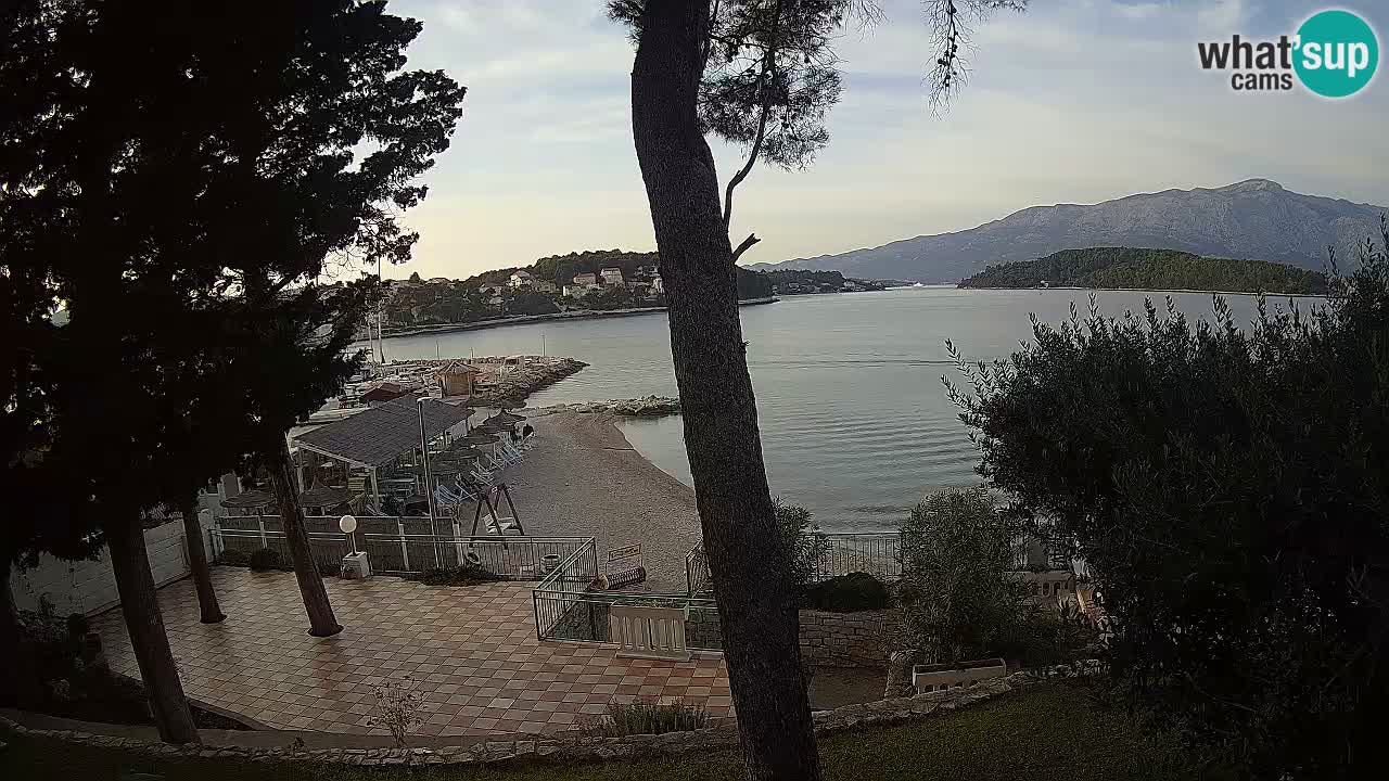 Web kamera Lumbarda – Plaža Prvi Žal – Korčula