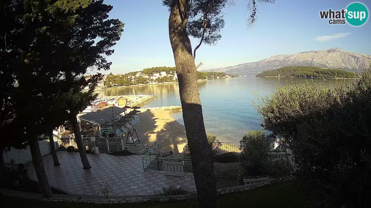 Camera en vivo Lumbarda – Playa Prvi Žal – Korčula
