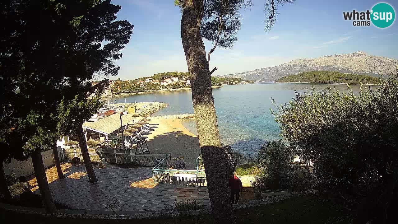 Web kamera Lumbarda – Plaža Prvi Žal – Korčula