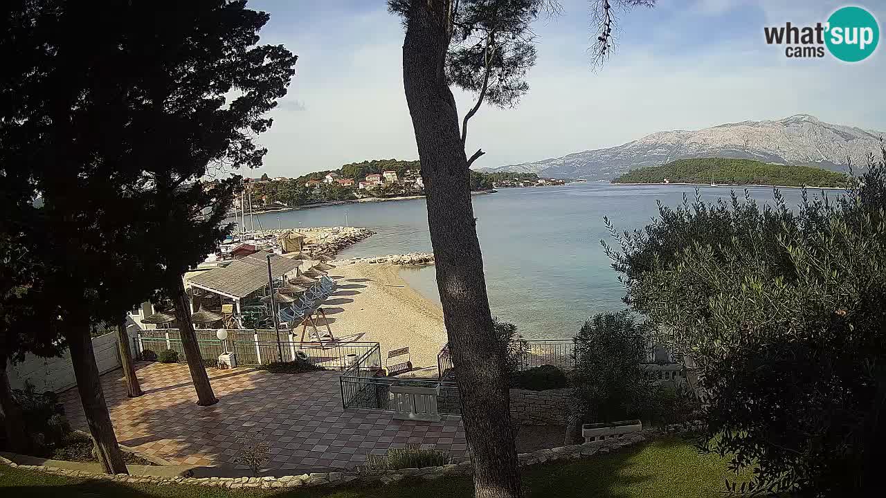 Webcam Lumbarda – Prvi Žal beach – Korčula