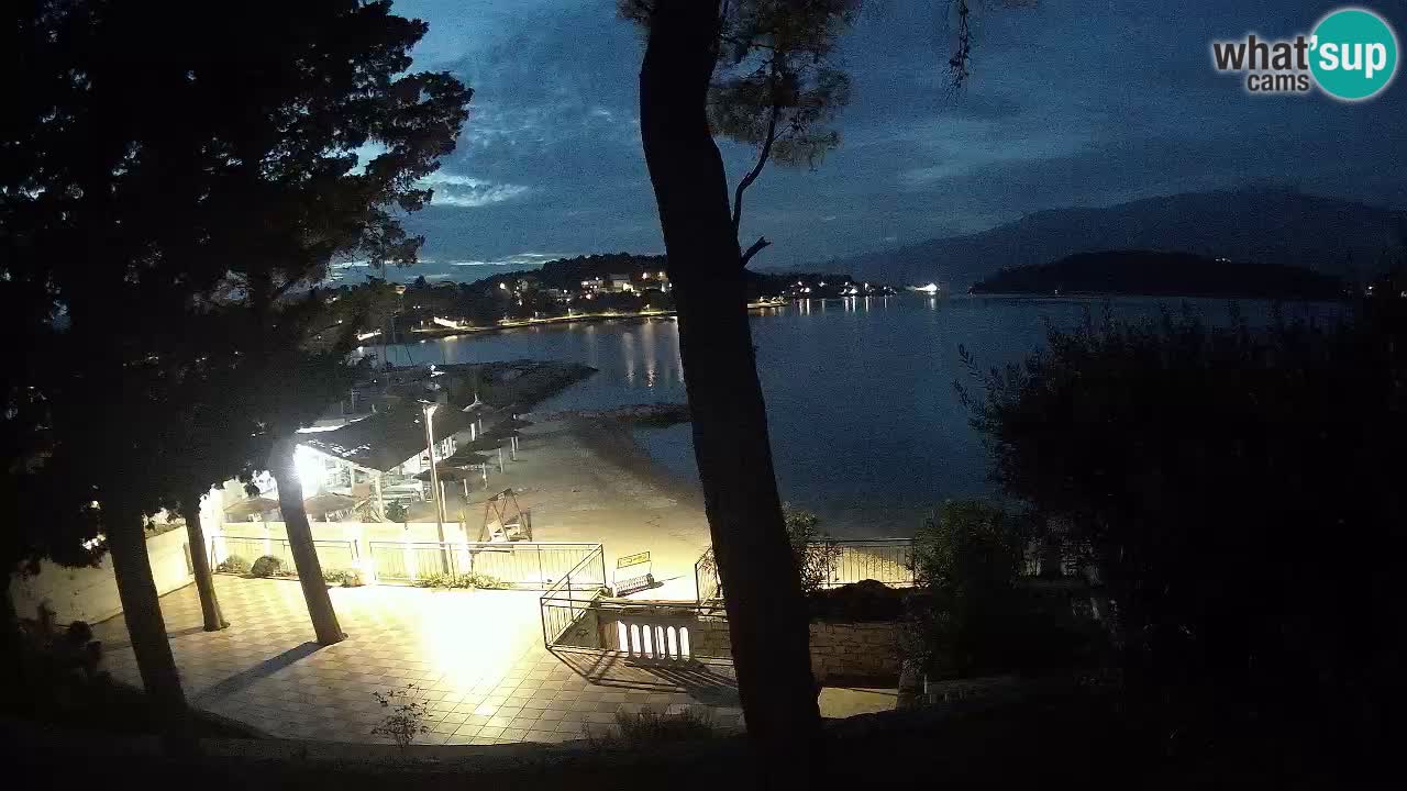 Spletna kamera Lumbarda – Plaža Prvi Žal – Korčula