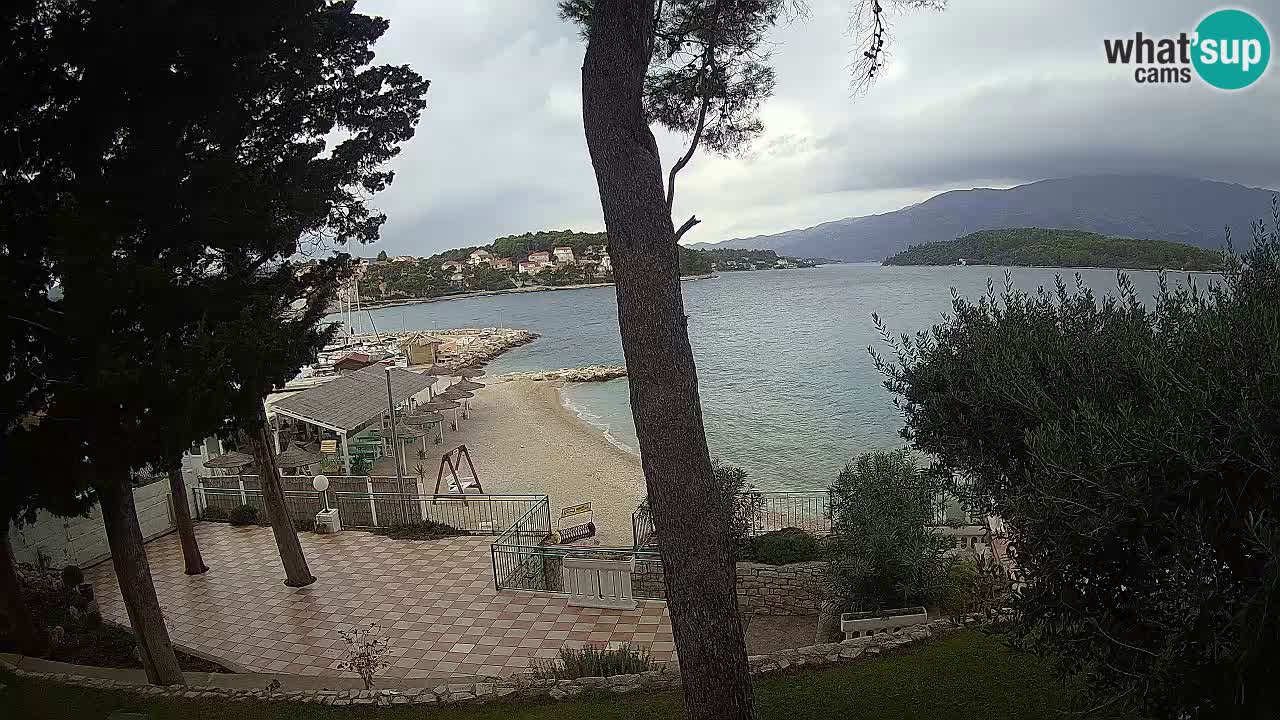 Livecam Lumbarda – Spiaggia Prvi Žal – Korčula