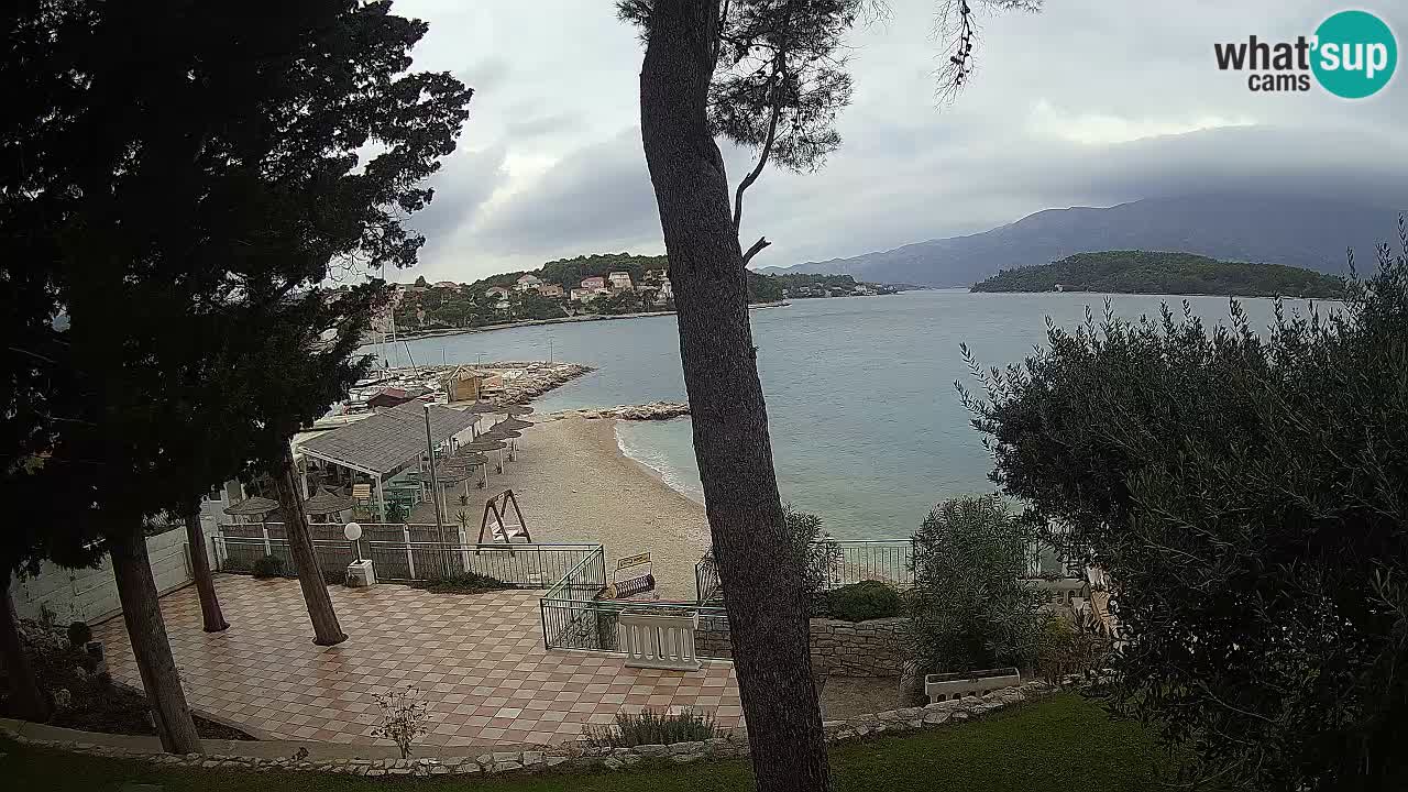Webcam Lumbarda – Prvi Žal beach – Korčula