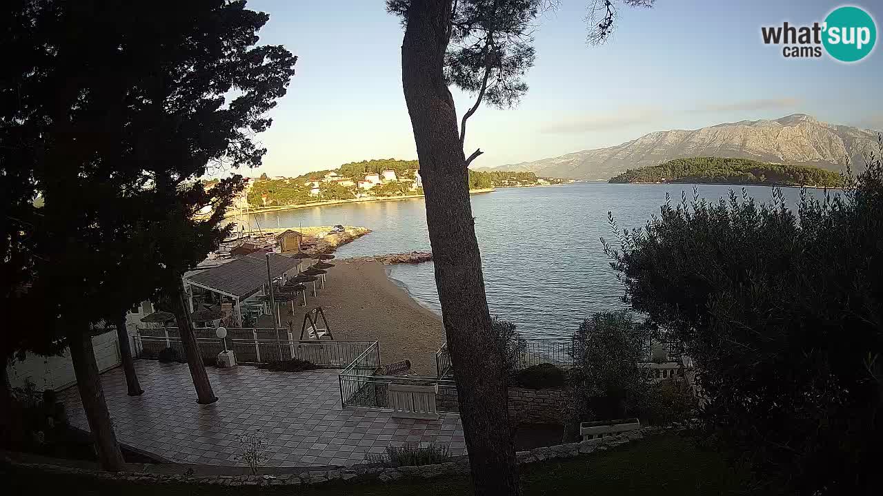 Camera en vivo Lumbarda – Playa Prvi Žal – Korčula