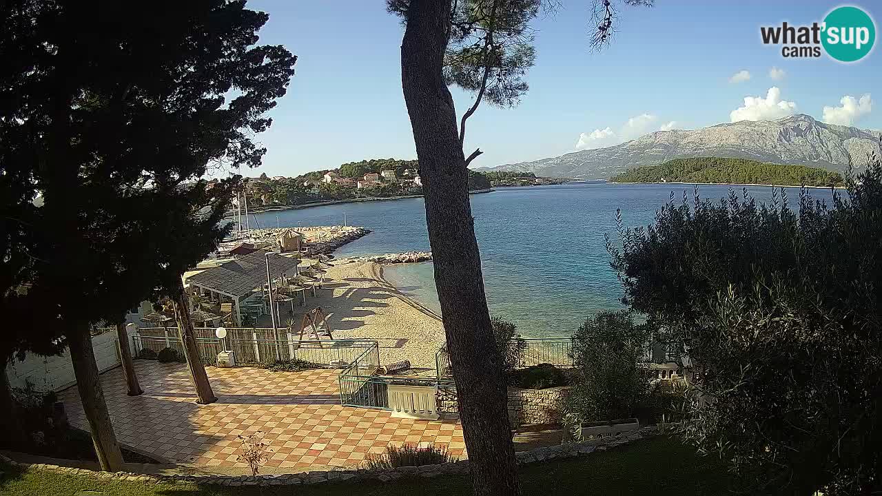 Webcam Lumbarda – Prvi Žal beach – Korčula