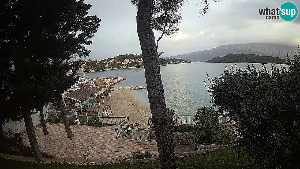 Webcam Lumbarda – Prvi Žal beach – Korčula