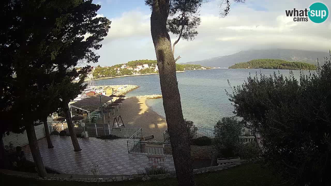 Webcam Lumbarda – Prvi Žal beach – Korčula