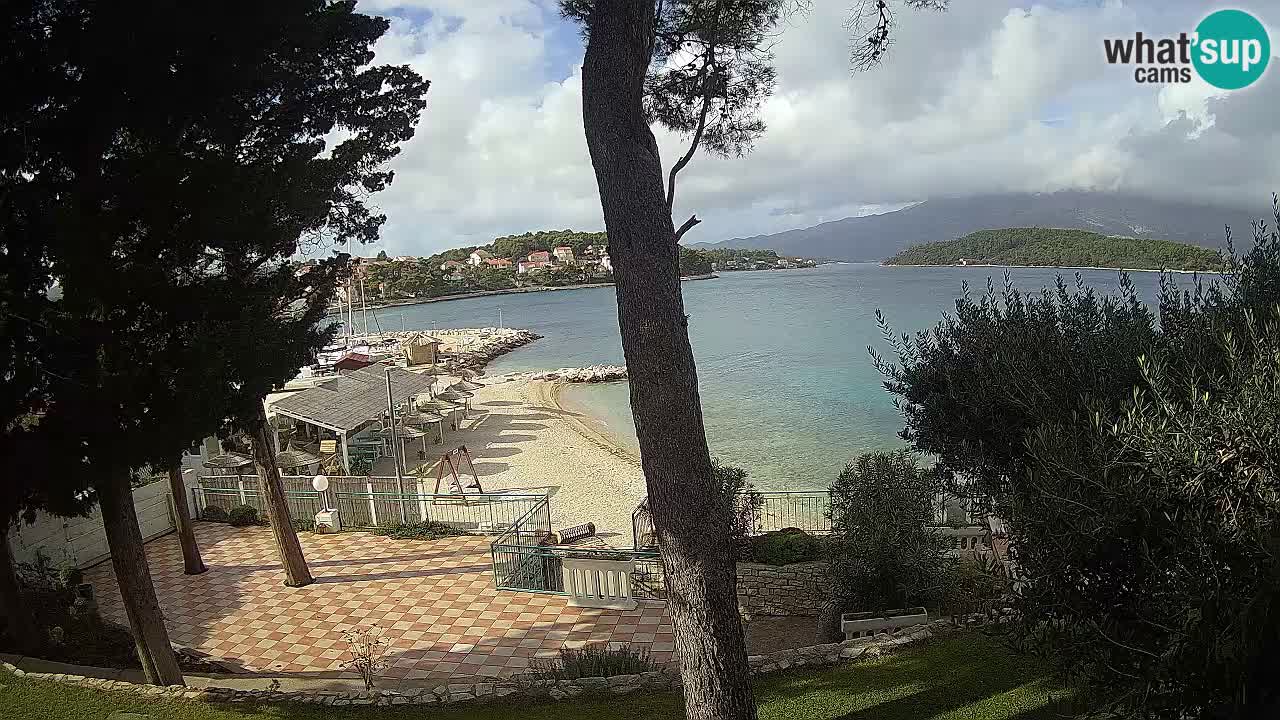 Livecam Lumbarda – Spiaggia Prvi Žal – Korčula