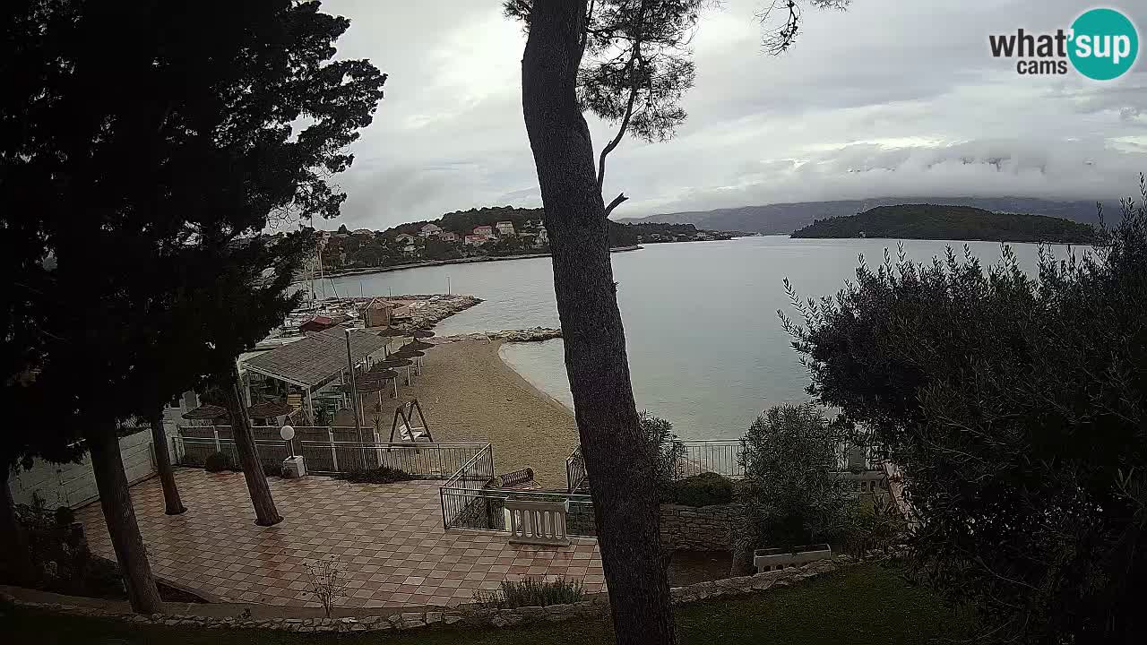 Spletna kamera Lumbarda – Plaža Prvi Žal – Korčula