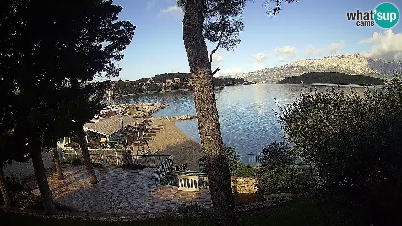 Webcam Lumbarda – Prvi Žal beach – Korčula