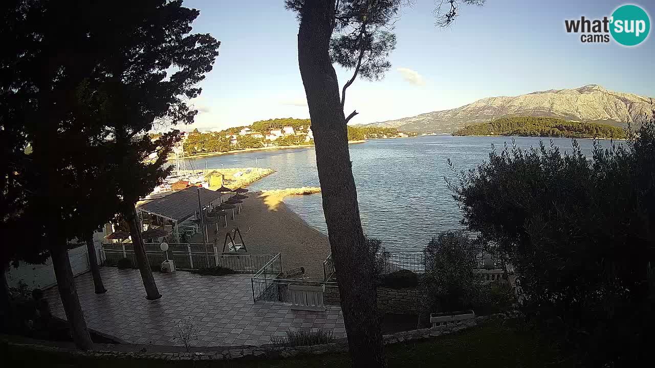 Webcam Lumbarda – Prvi Žal beach – Korčula