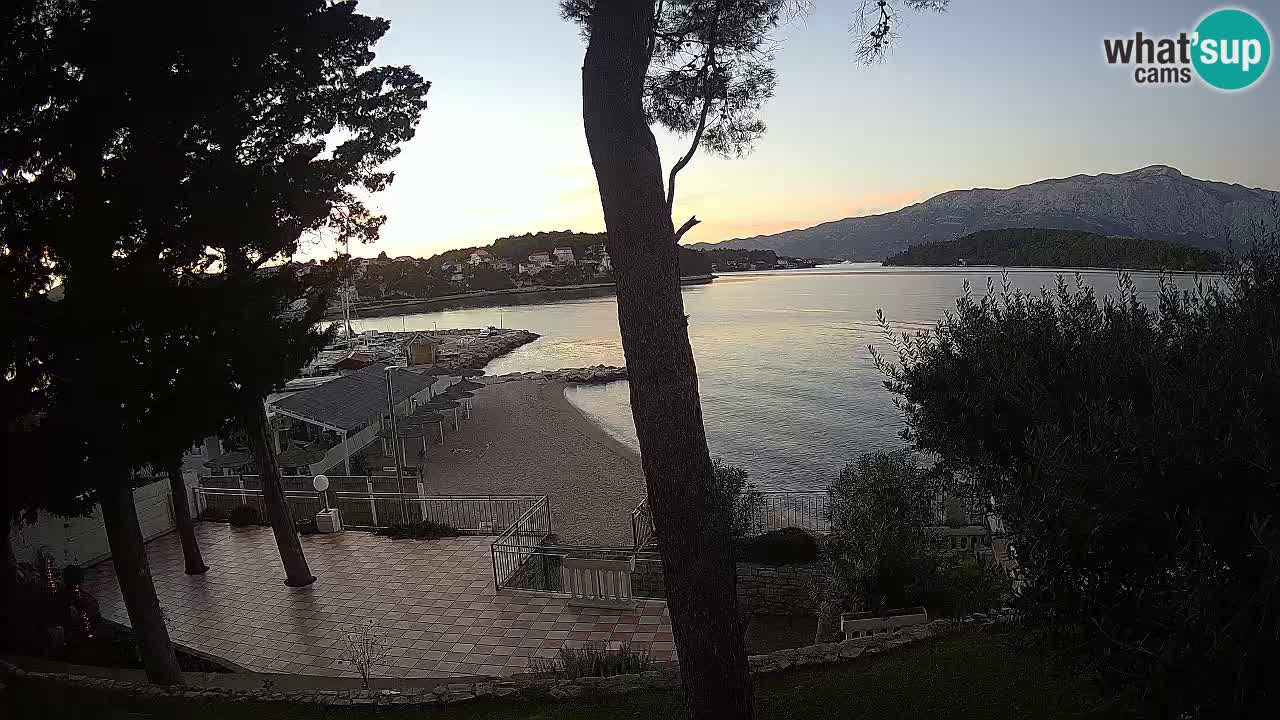 Webcam Lumbarda – Prvi Žal beach – Korčula