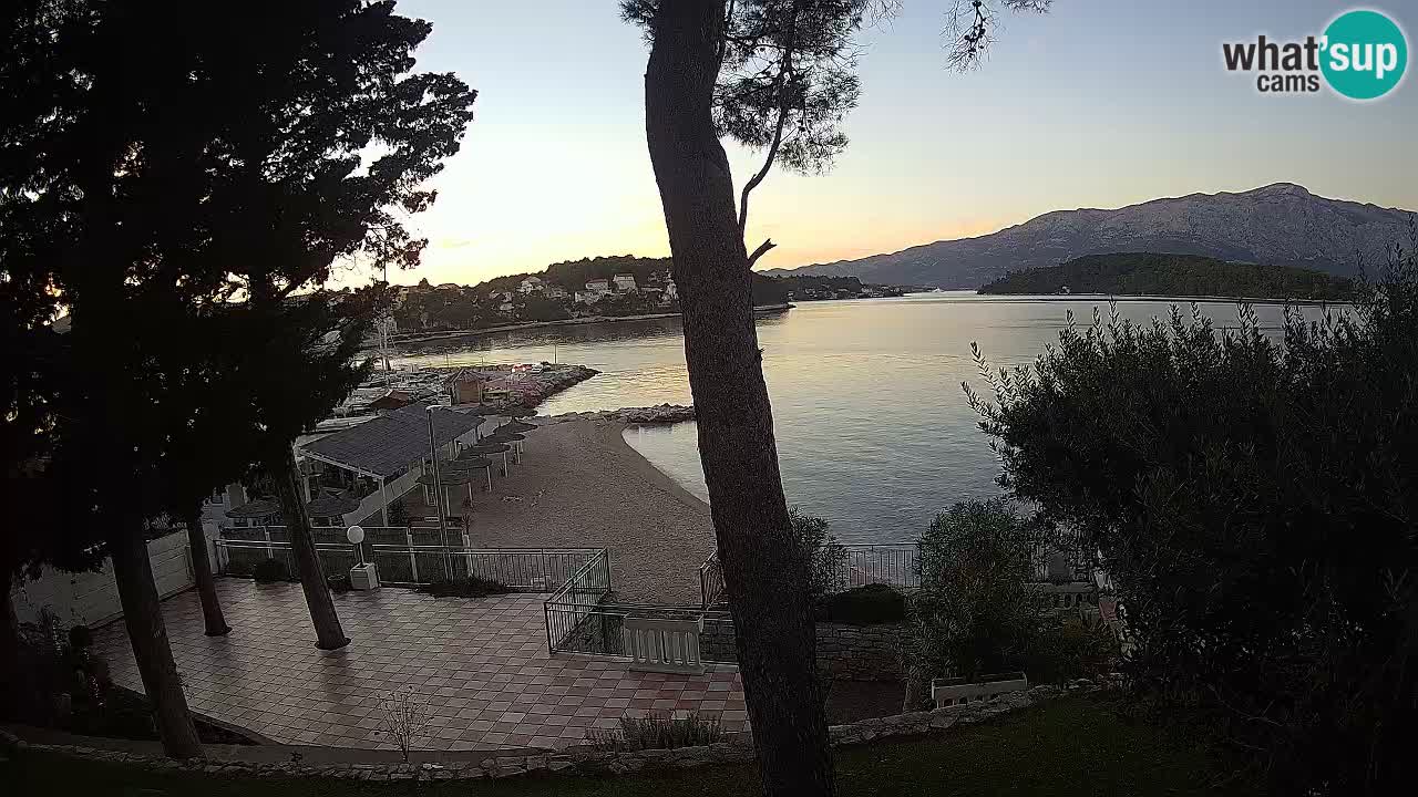 Camera en vivo Lumbarda – Playa Prvi Žal – Korčula