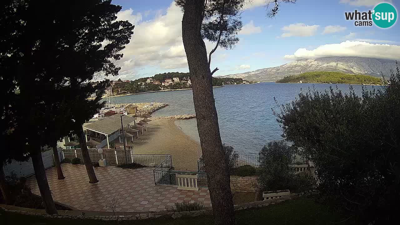 Webcam Lumbarda – Prvi Žal beach – Korčula