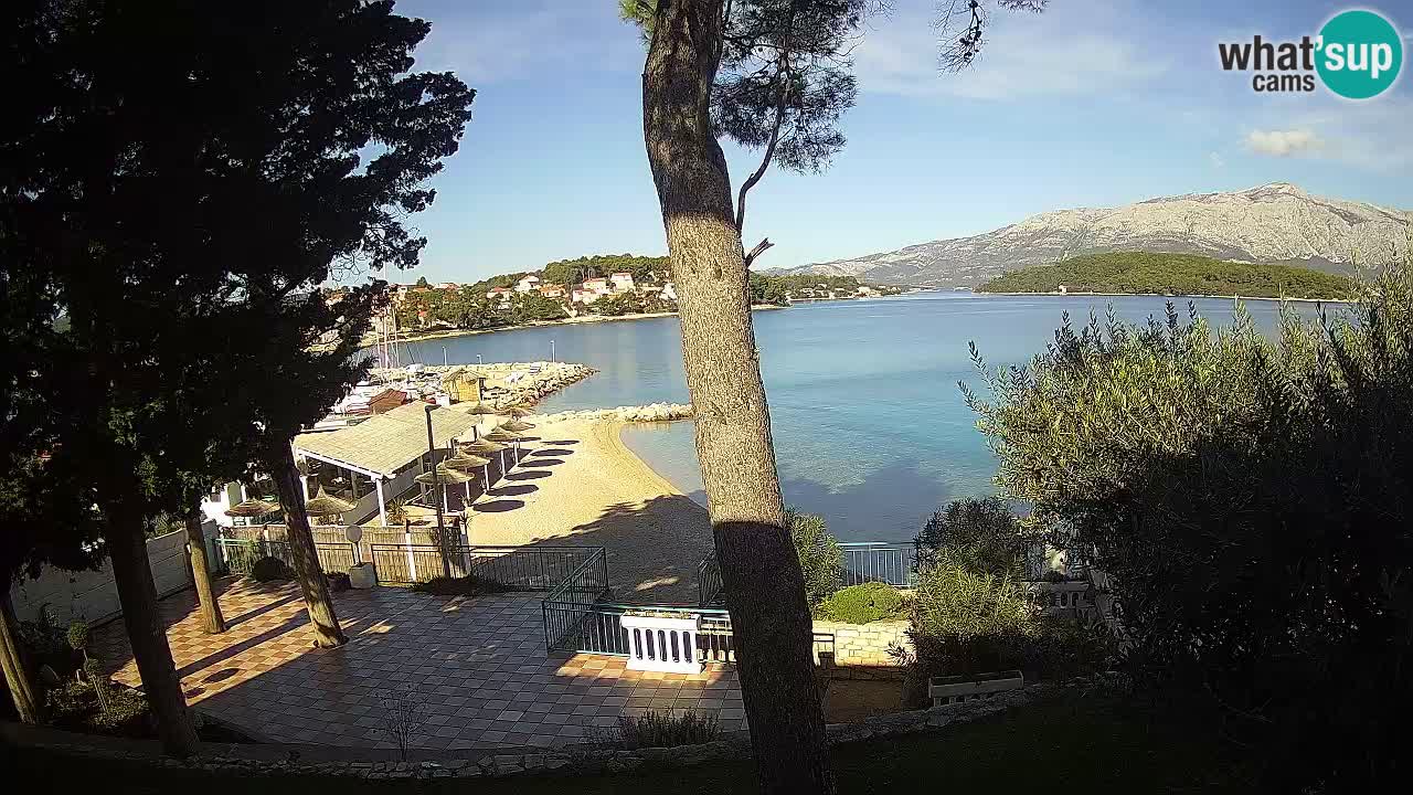 Webcam Lumbarda – Prvi Žal beach – Korčula