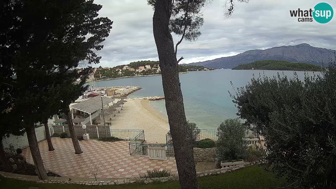 Webcam Lumbarda – Prvi Žal beach – Korčula