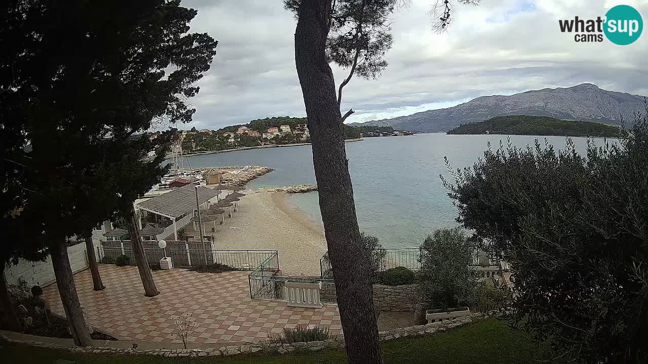 Camera en vivo Lumbarda – Playa Prvi Žal – Korčula