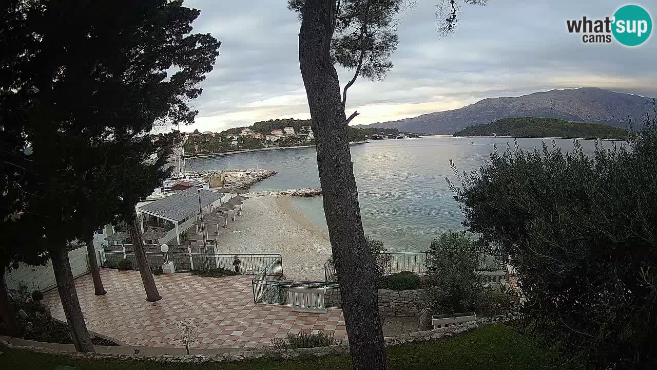 Web kamera Lumbarda – Plaža Prvi Žal – Korčula