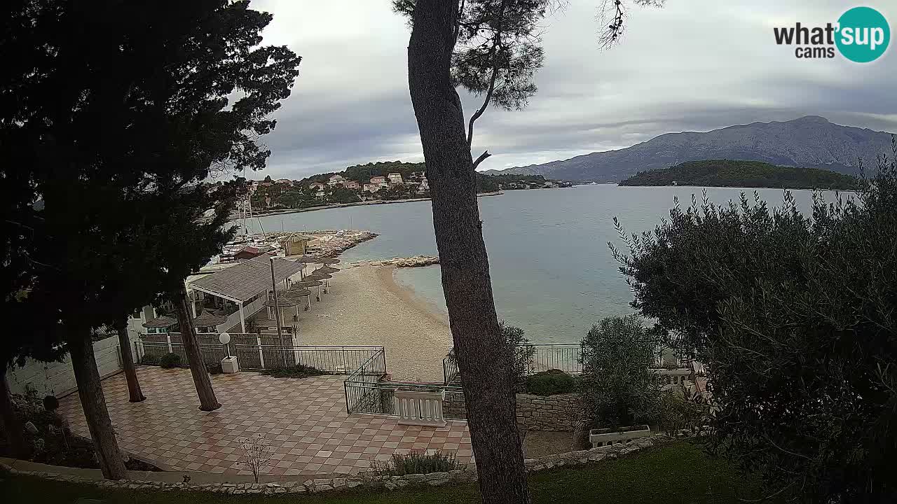 Webcam Lumbarda – Prvi Žal beach – Korčula