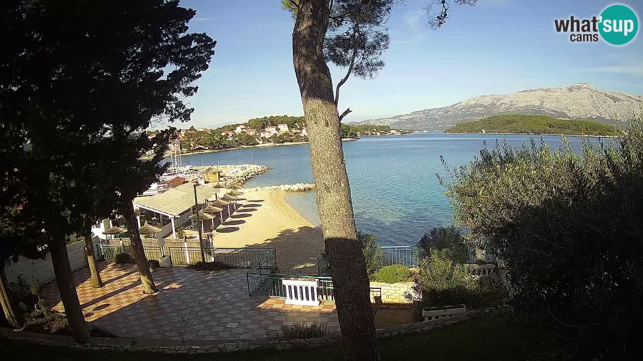 Livecam Lumbarda – Spiaggia Prvi Žal – Korčula