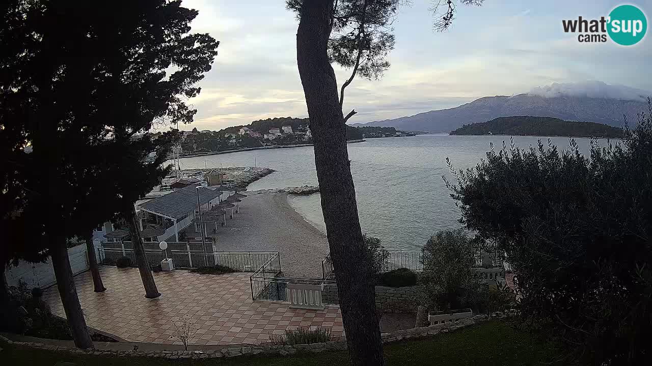 Web kamera Lumbarda – Plaža Prvi Žal – Korčula