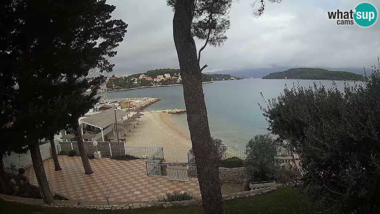 Web kamera Lumbarda – Plaža Prvi Žal – Korčula