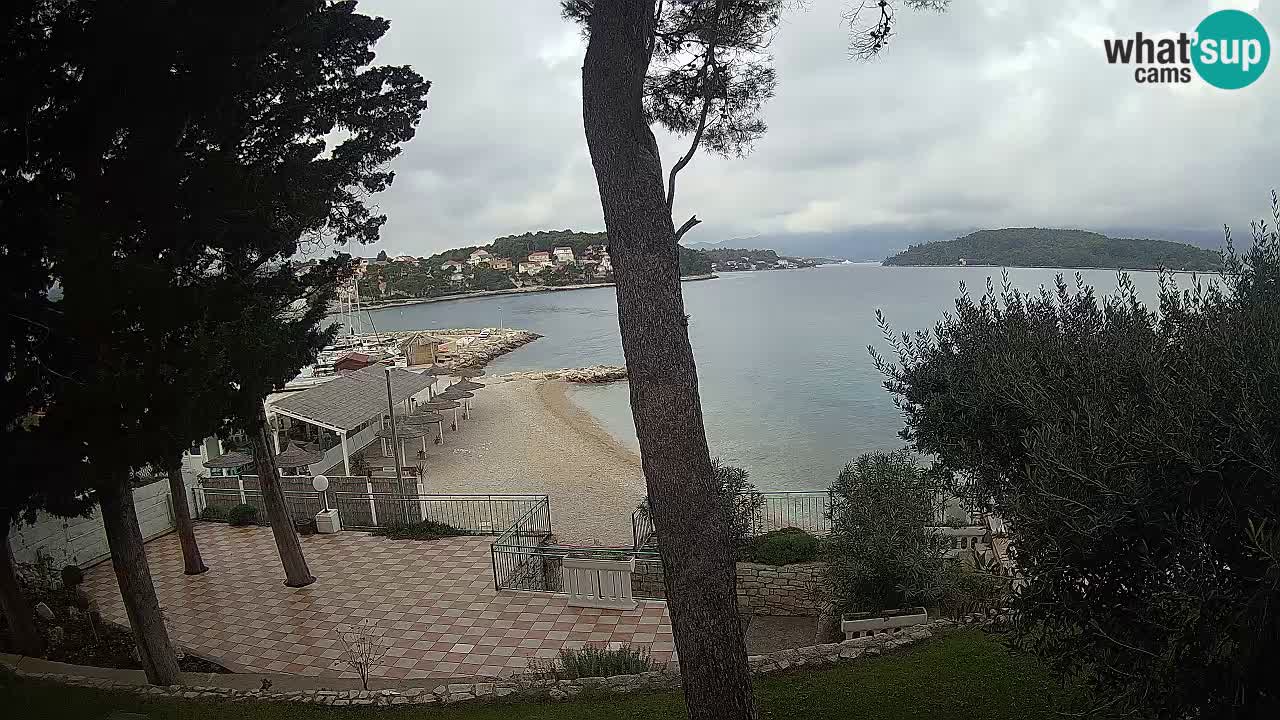 Spletna kamera Lumbarda – Plaža Prvi Žal – Korčula
