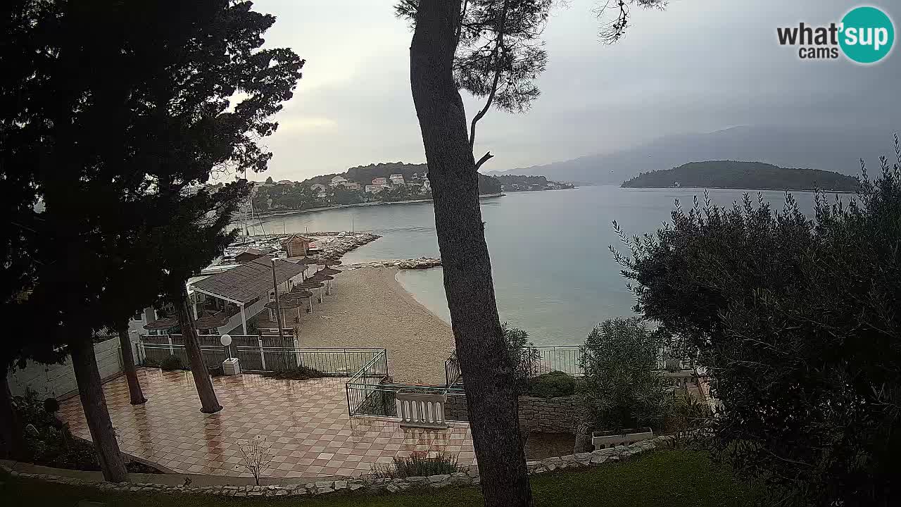 Spletna kamera Lumbarda – Plaža Prvi Žal – Korčula