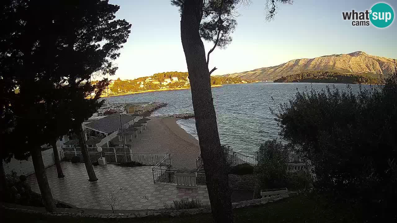 Livecam Lumbarda – Spiaggia Prvi Žal – Korčula