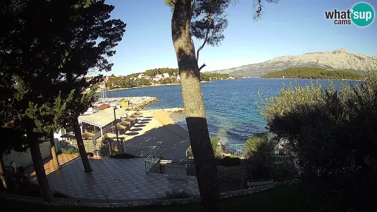 Webcam Lumbarda – Prvi Žal beach – Korčula