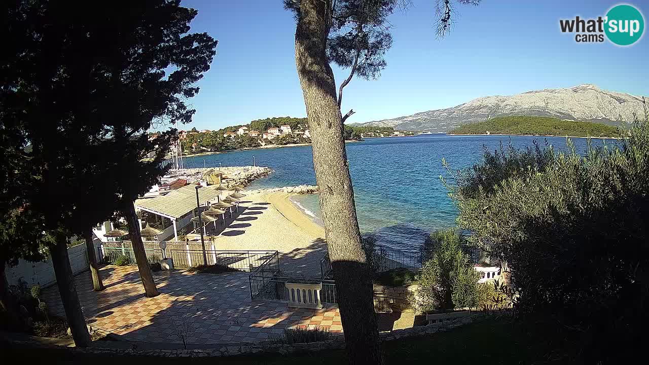 Webcam Lumbarda – Prvi Žal beach – Korčula