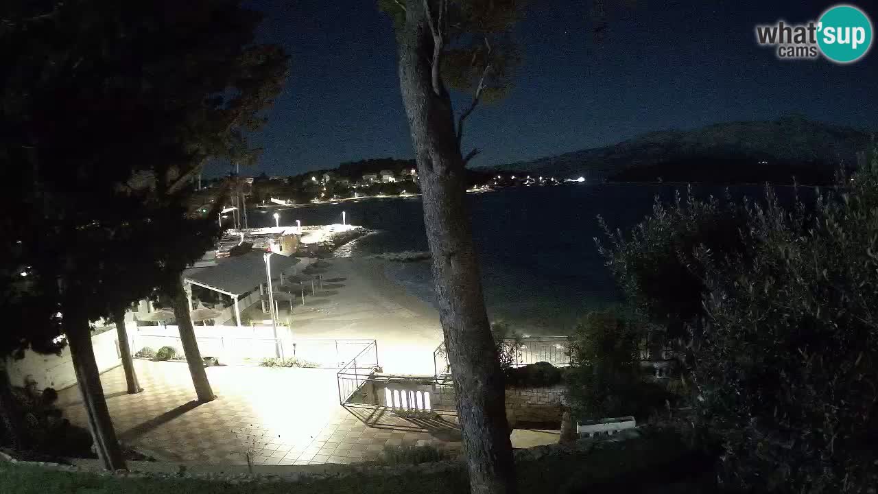 Spletna kamera Lumbarda – Plaža Prvi Žal – Korčula